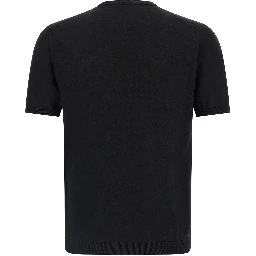 Black Cotton Cardigan