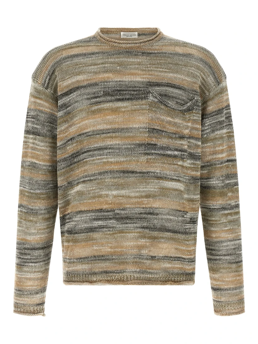 Gray Linen Cardigan