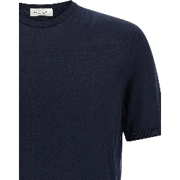 Blue Cotton Cardigan