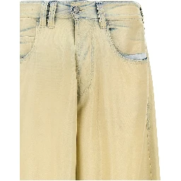 Beige Lyocell Jeans Denim