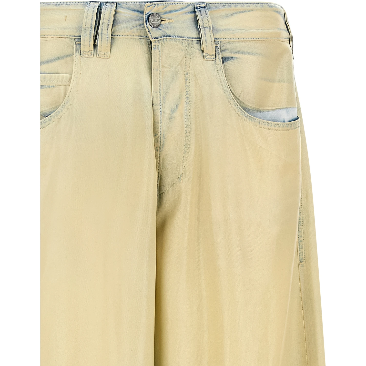 Beige Lyocell Jeans Denim