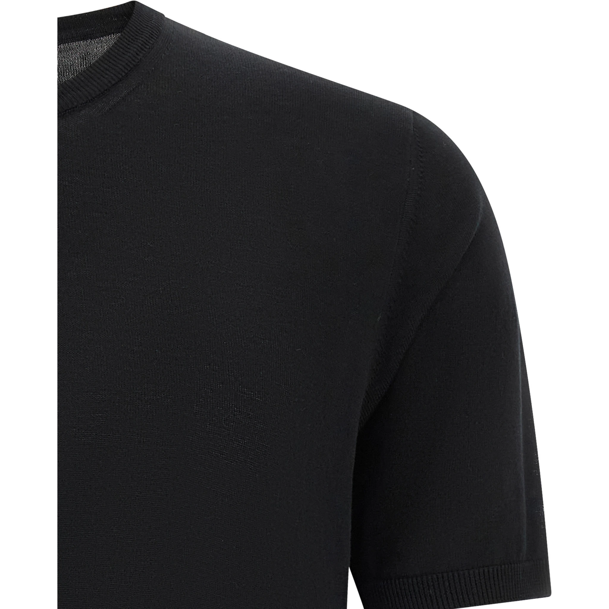Black Cotton Cardigan