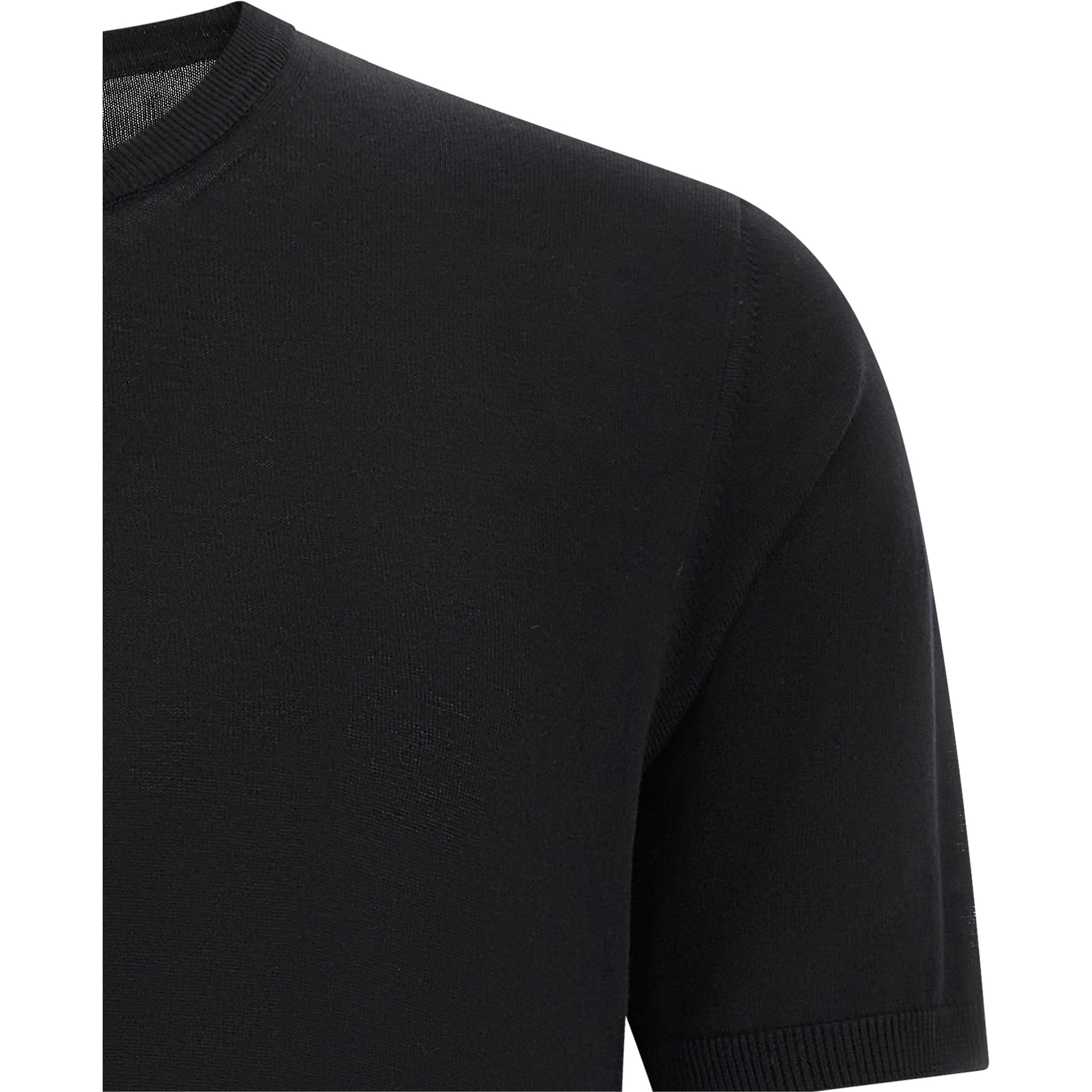 Black Cotton Cardigan