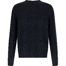 Blue Cotton Cardigan