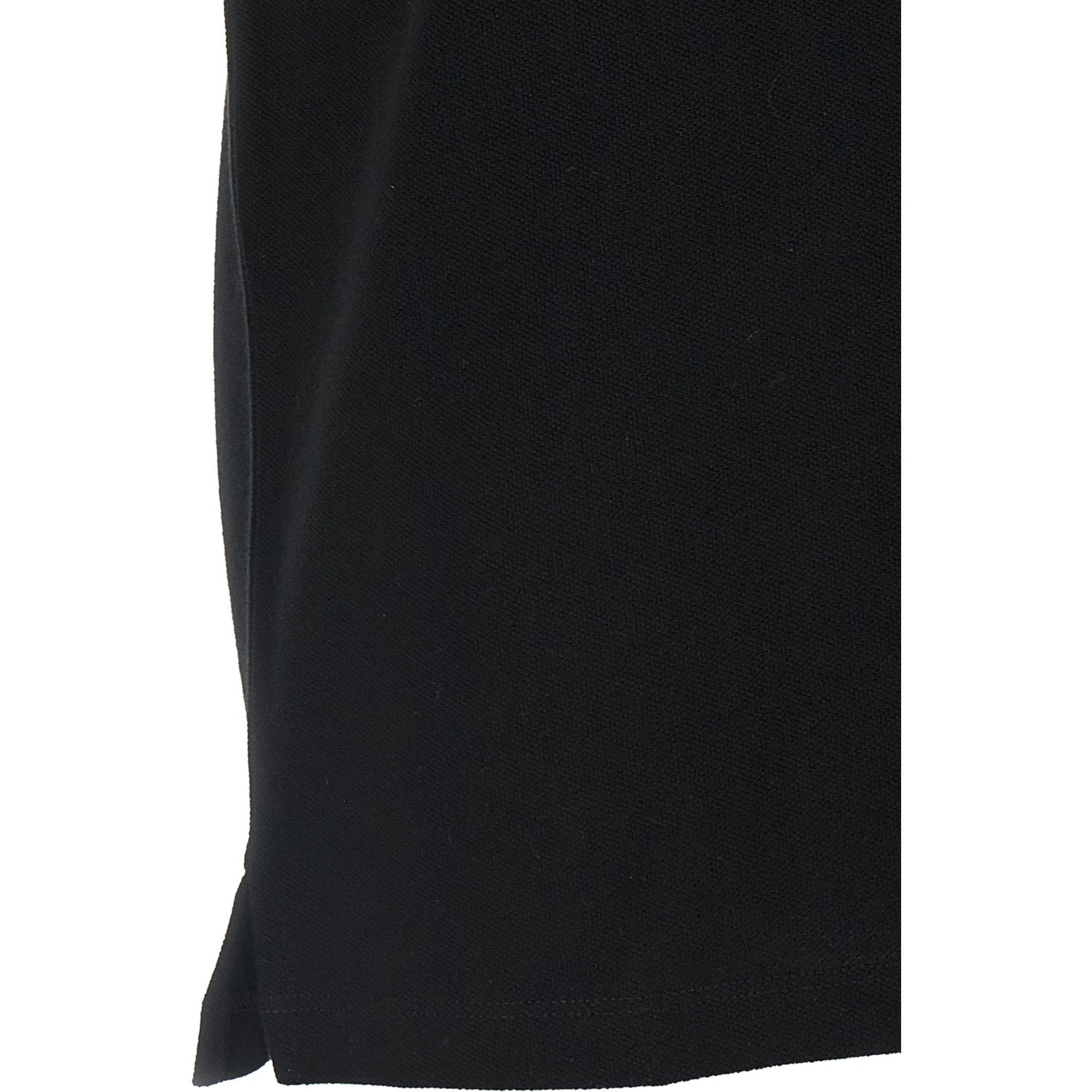 Black Cotton Polo Shirt