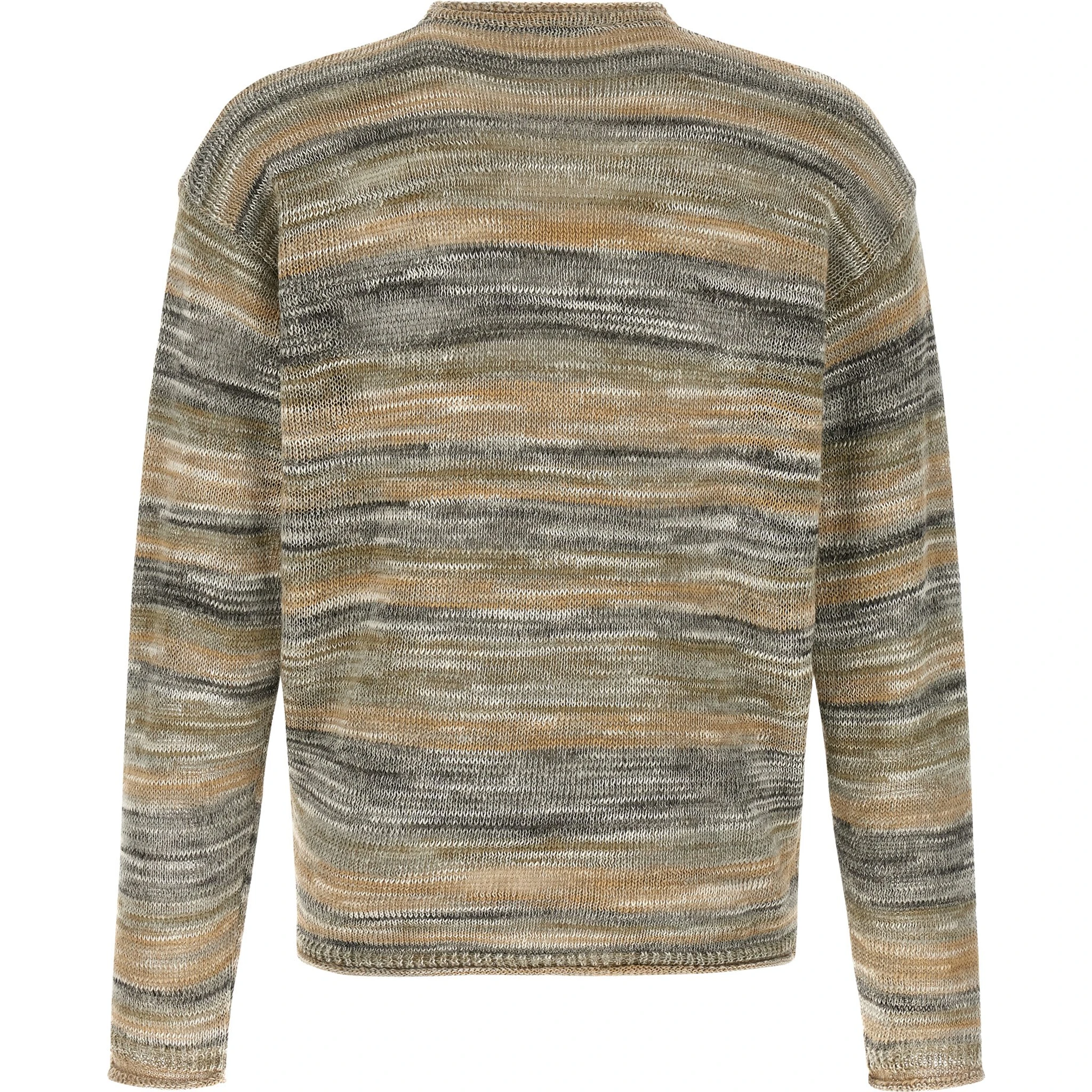 Gray Linen Cardigan