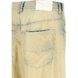 Beige Lyocell Jeans Denim