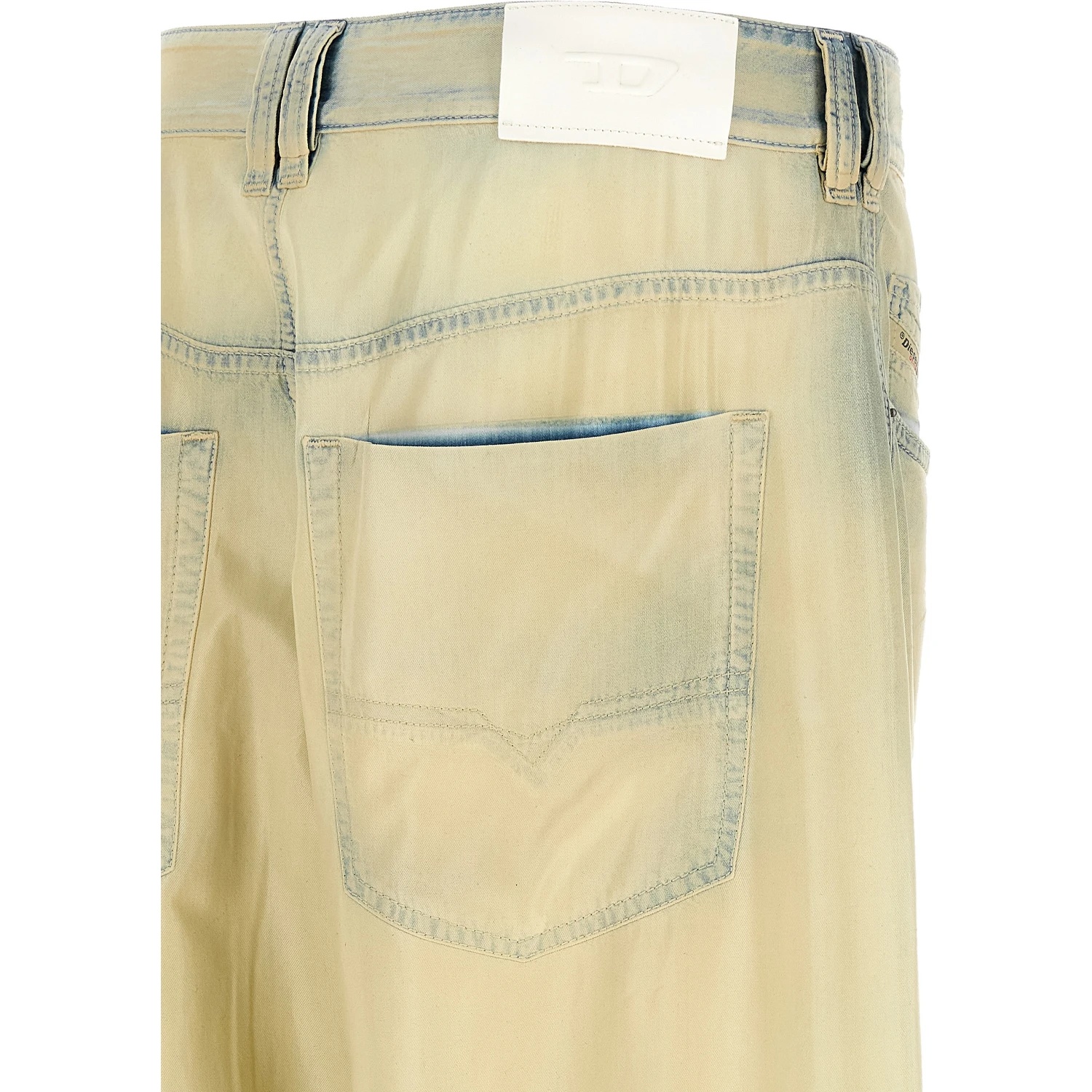 Beige Lyocell Jeans Denim