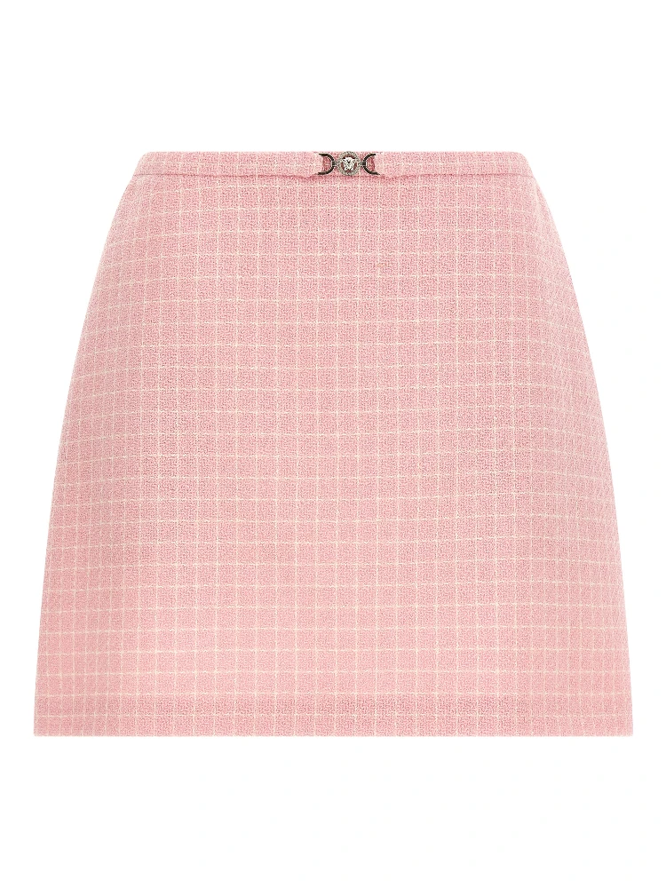 Multicolor Virgin Wool Long Skirt