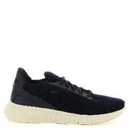Blue Cowhide Athletic Sneakers