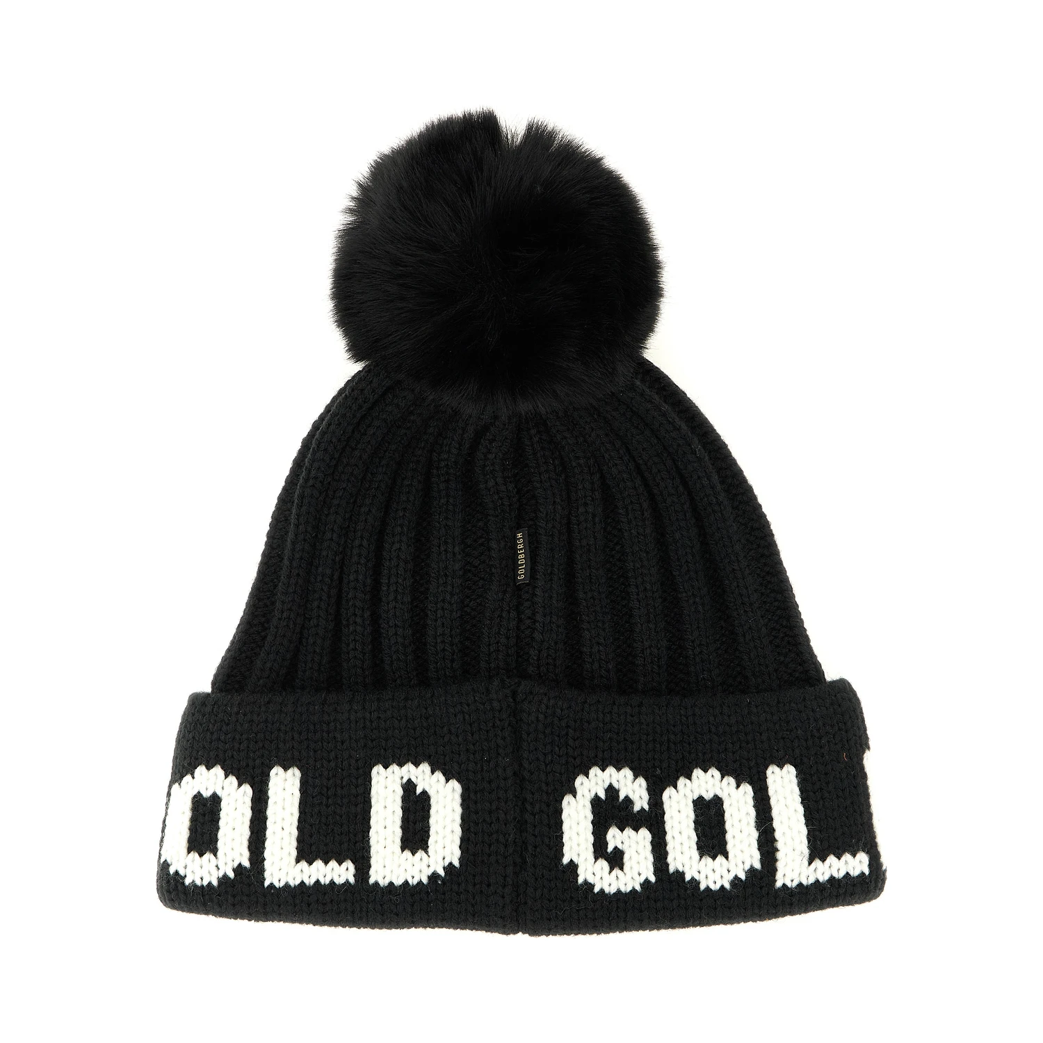 Black Marabou Beanie