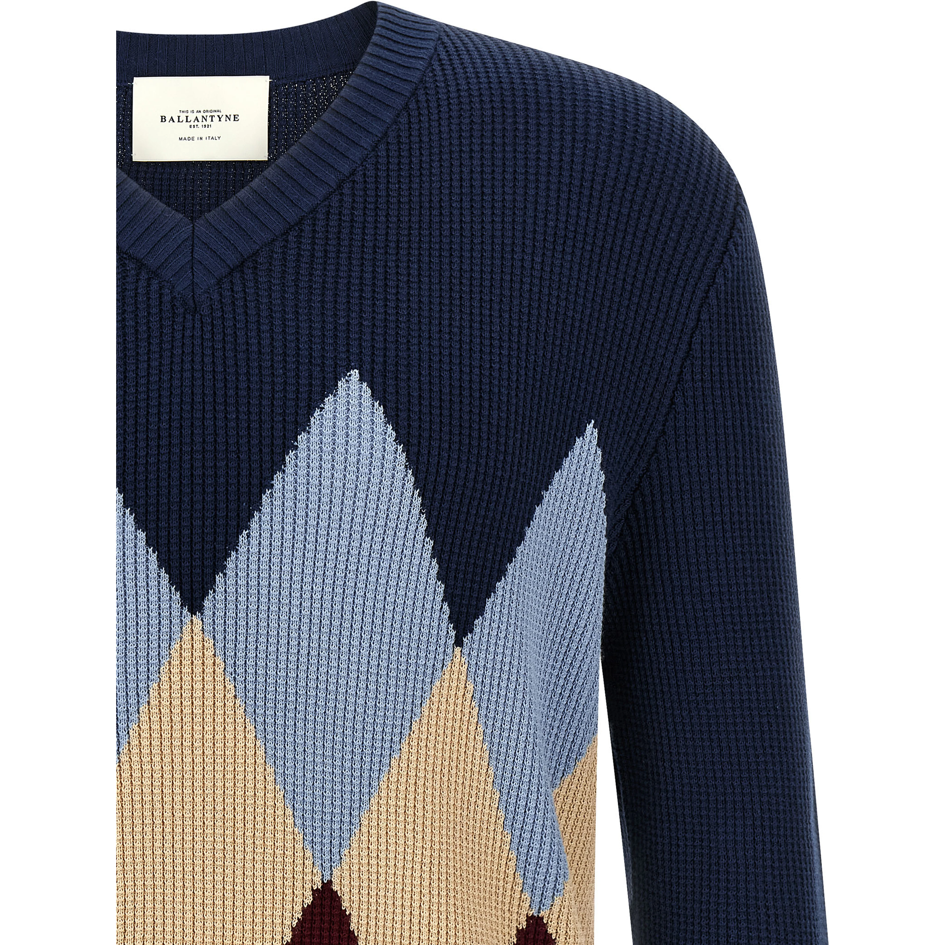Blue Cotton Cardigan