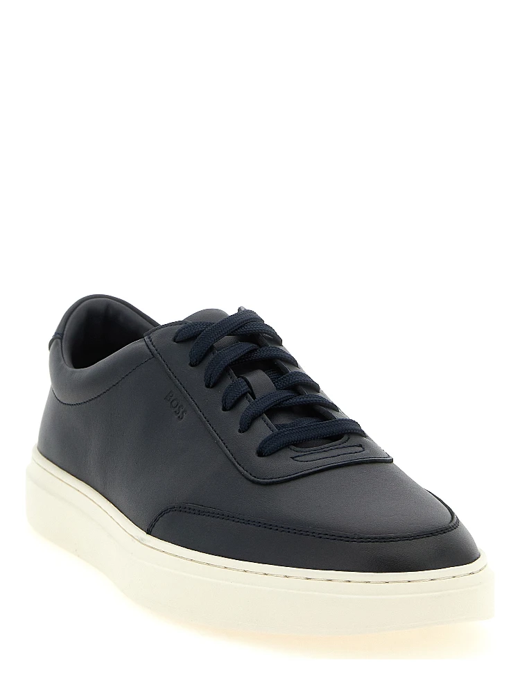 Blue Cowhide Low Top Sneakers alternative