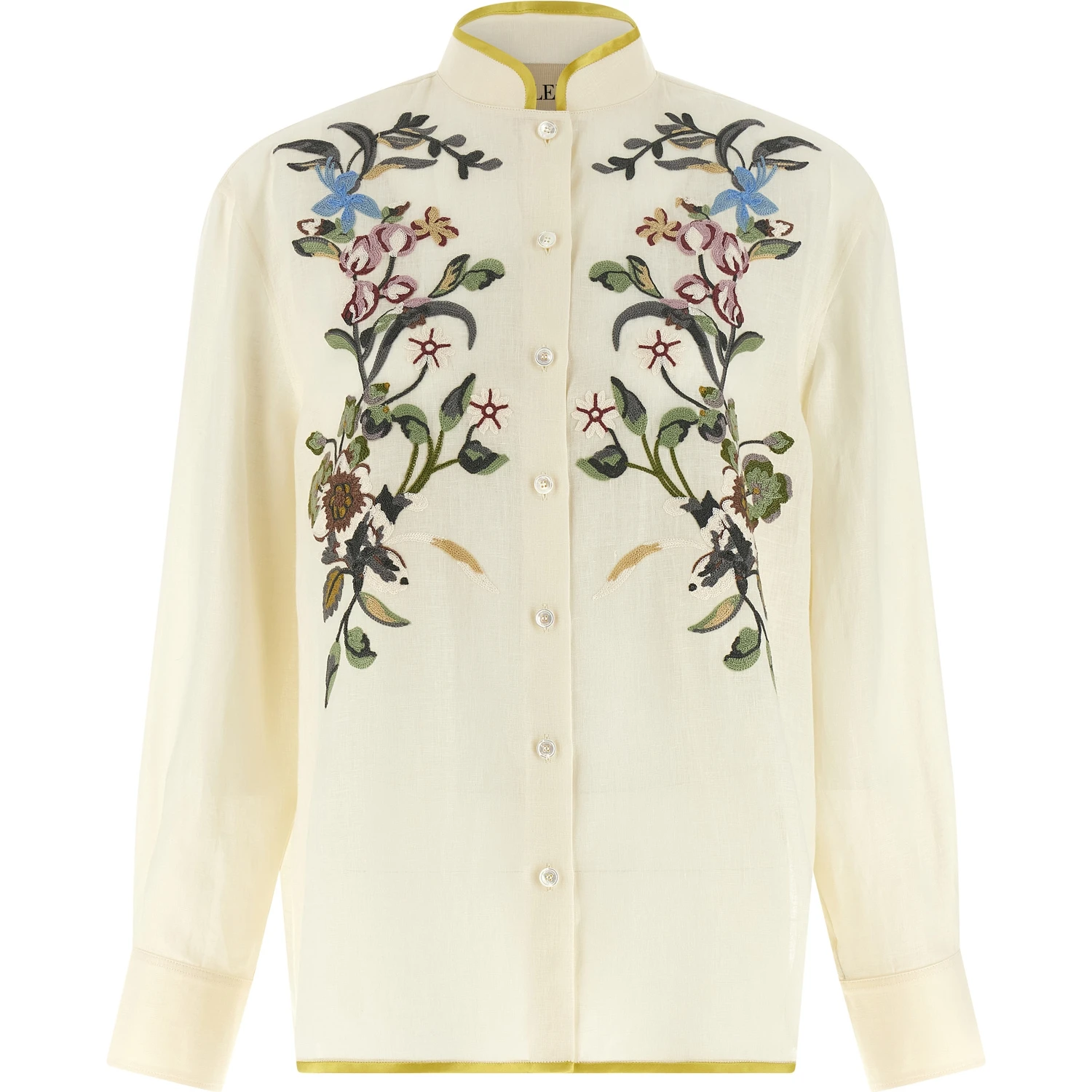 Beige Linen Blouse