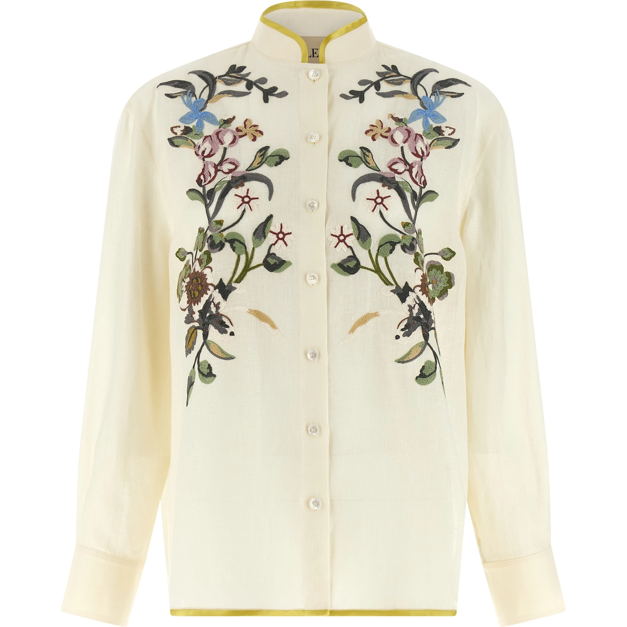 Beige Linen Blouse