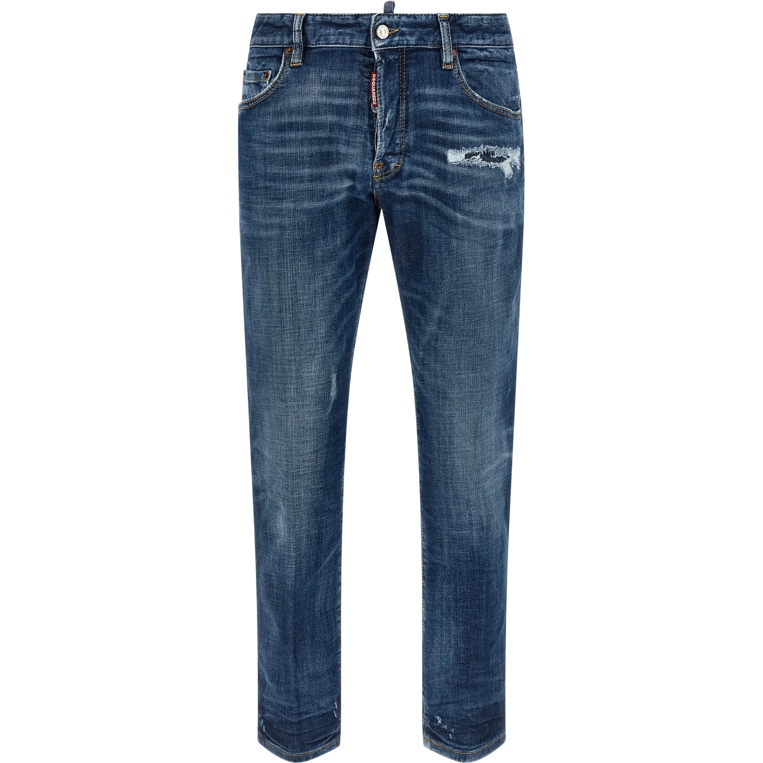 Blue Cotton Jeans Denim