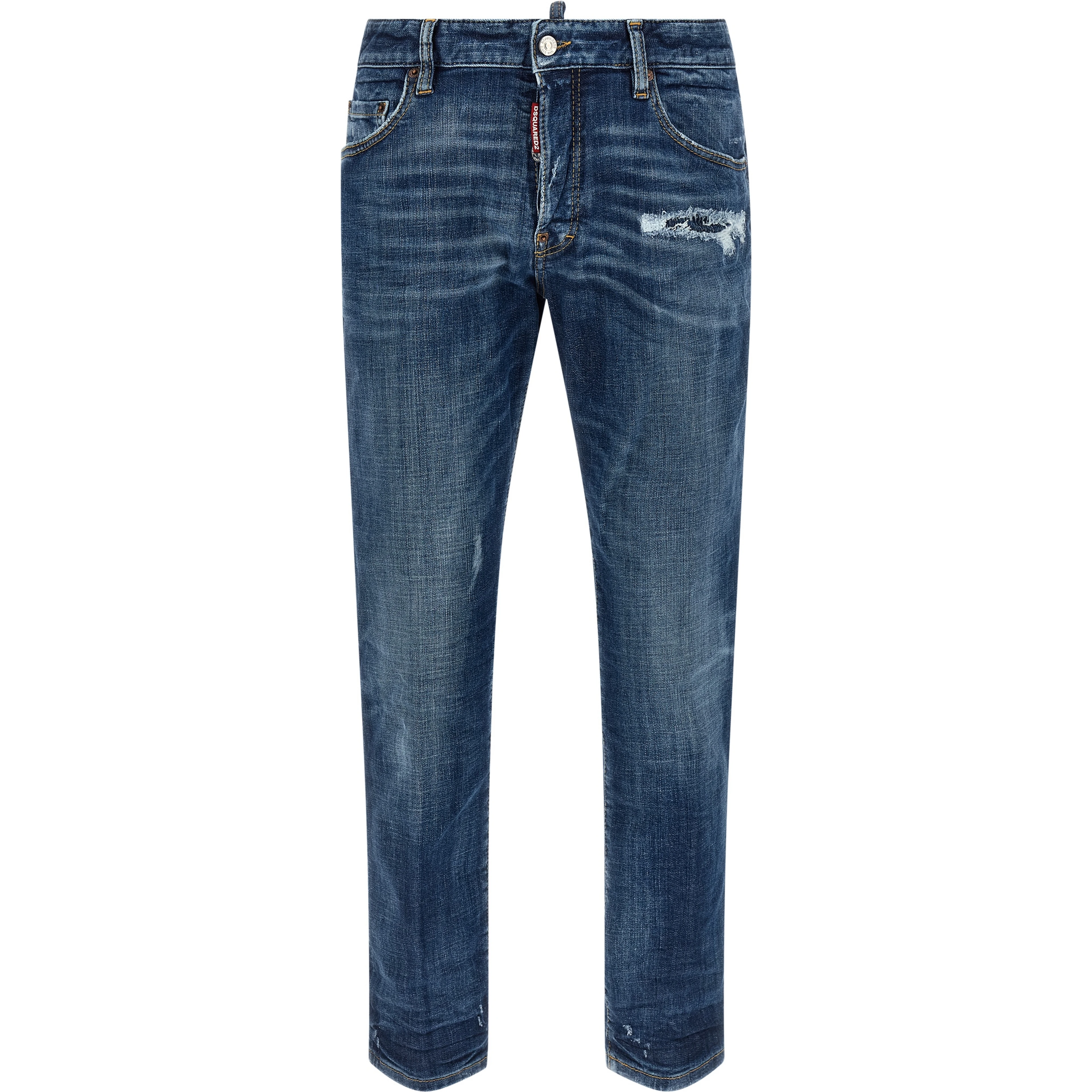 Blue Cotton Jeans Denim