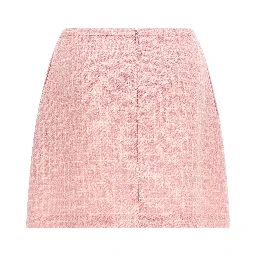 Multicolor Virgin Wool Long Skirt