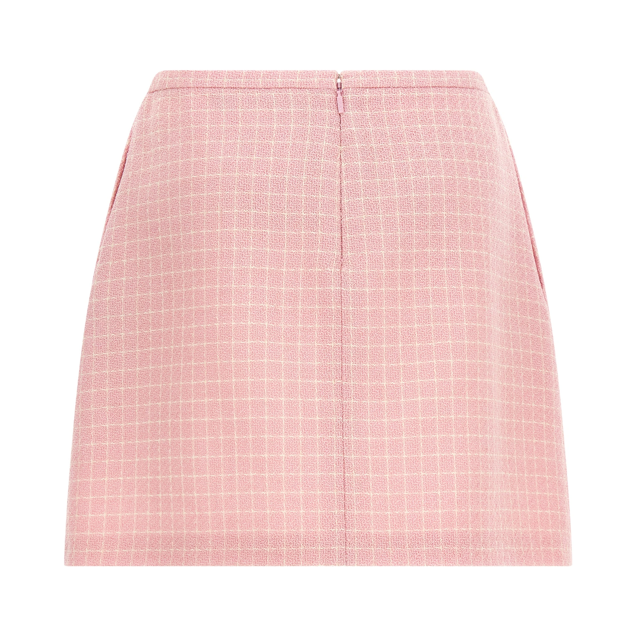 Multicolor Virgin Wool Long Skirt