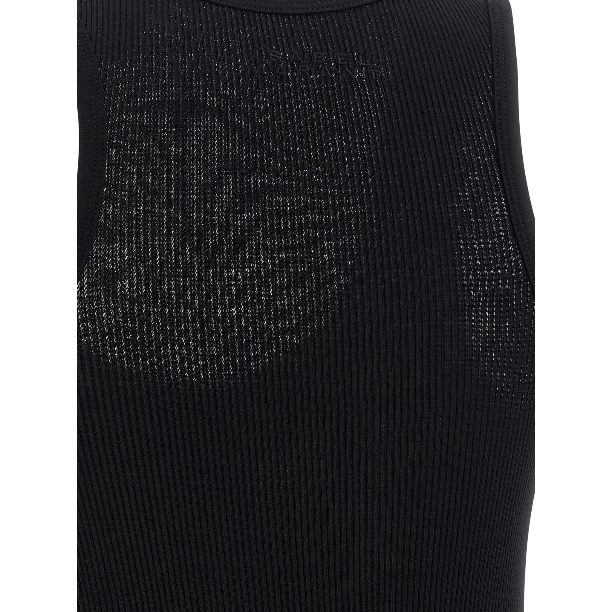 Black Cotton Tank Tops