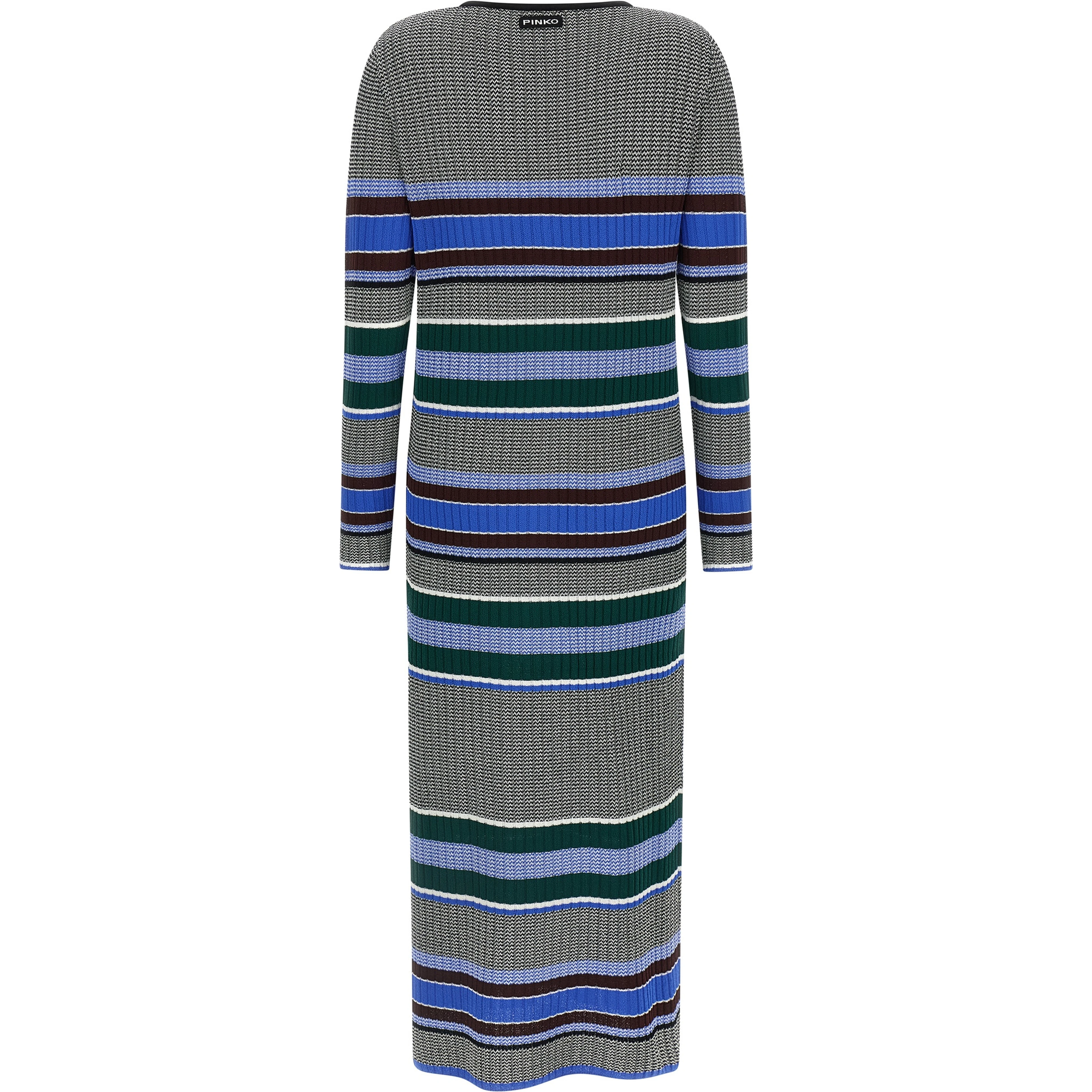 Multicolor Viscose Long Dress