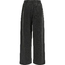 Black Cotton Joggers (Workout Pants)