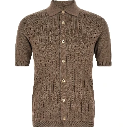 Brown Cotton Blouse