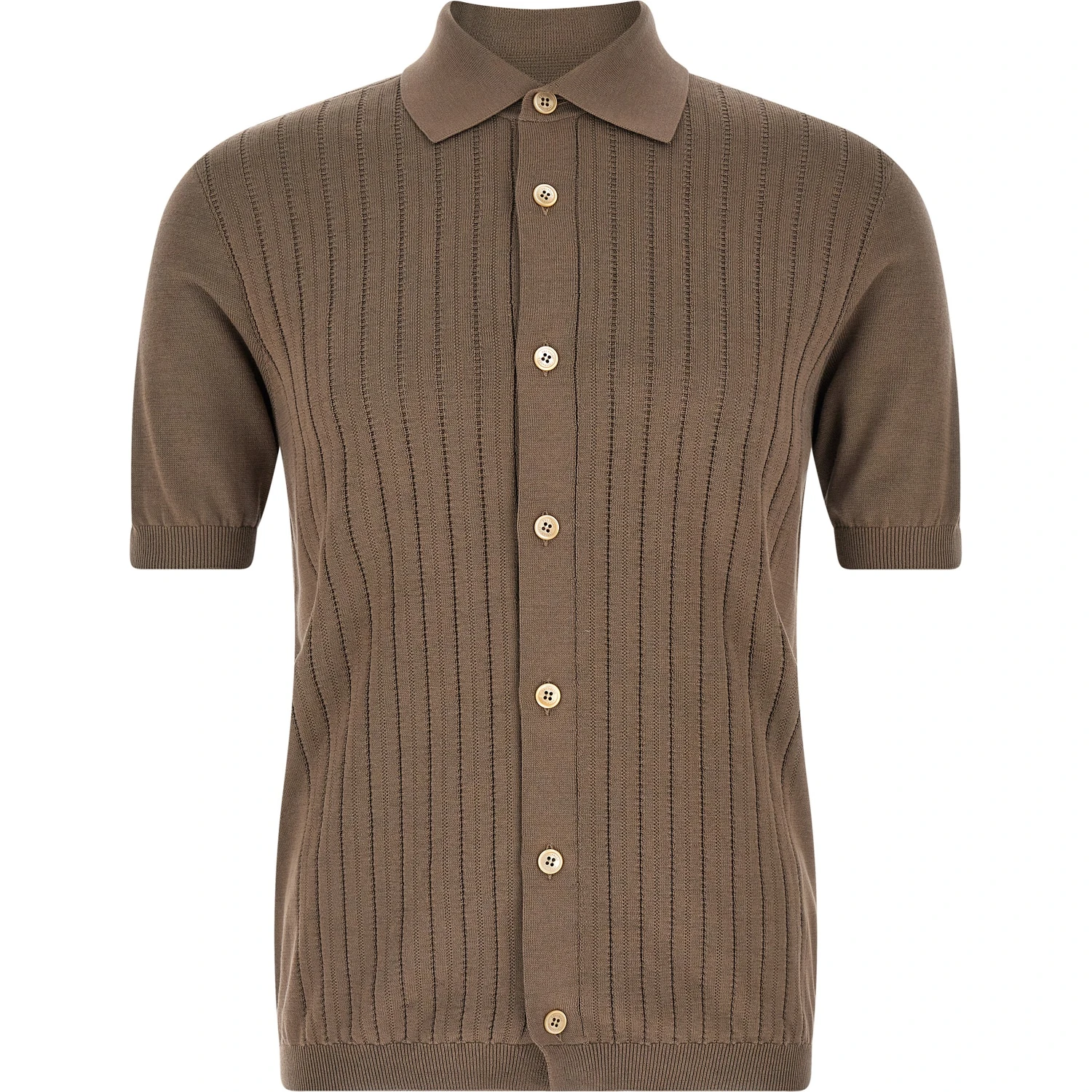 Brown Cotton Blouse