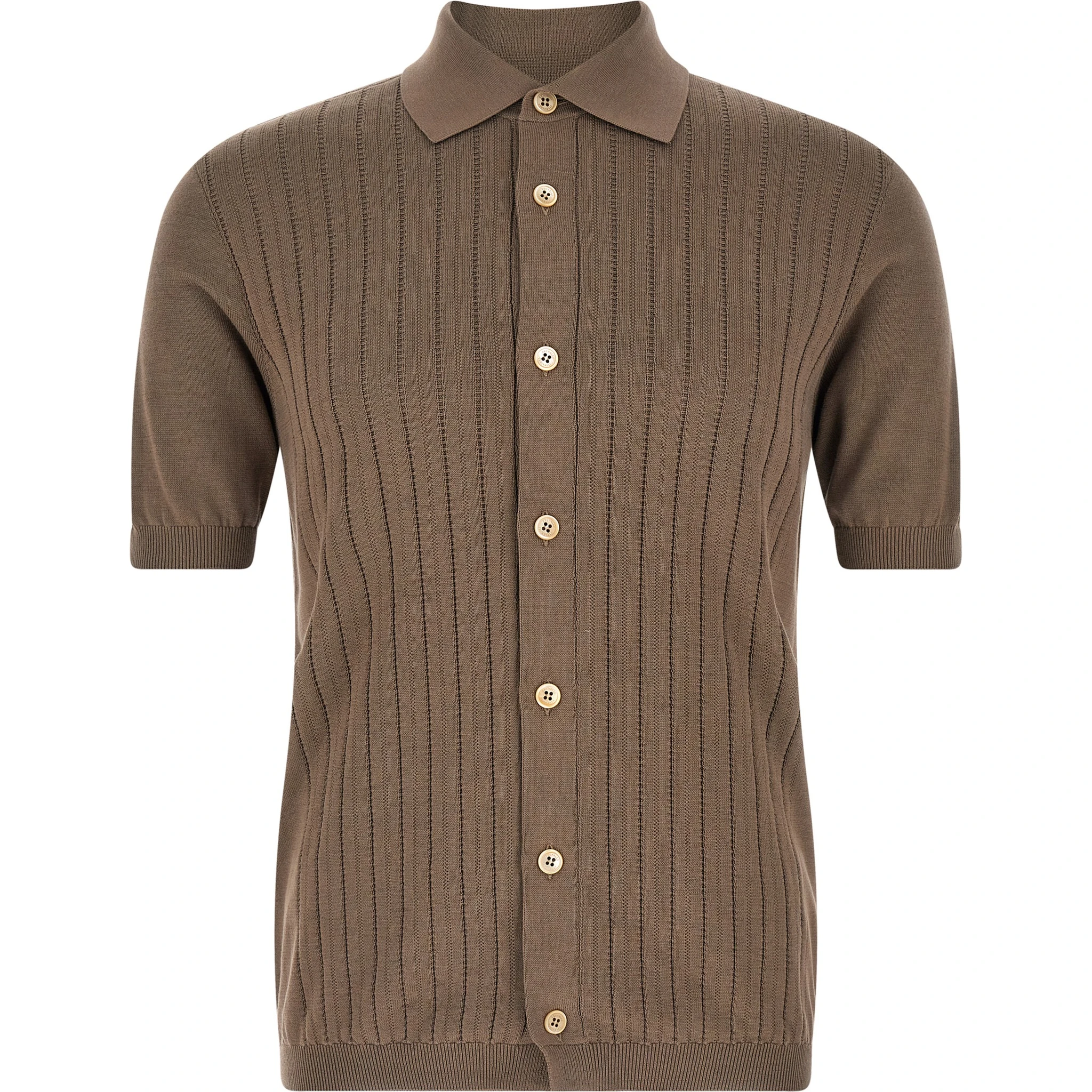 Brown Cotton Blouse