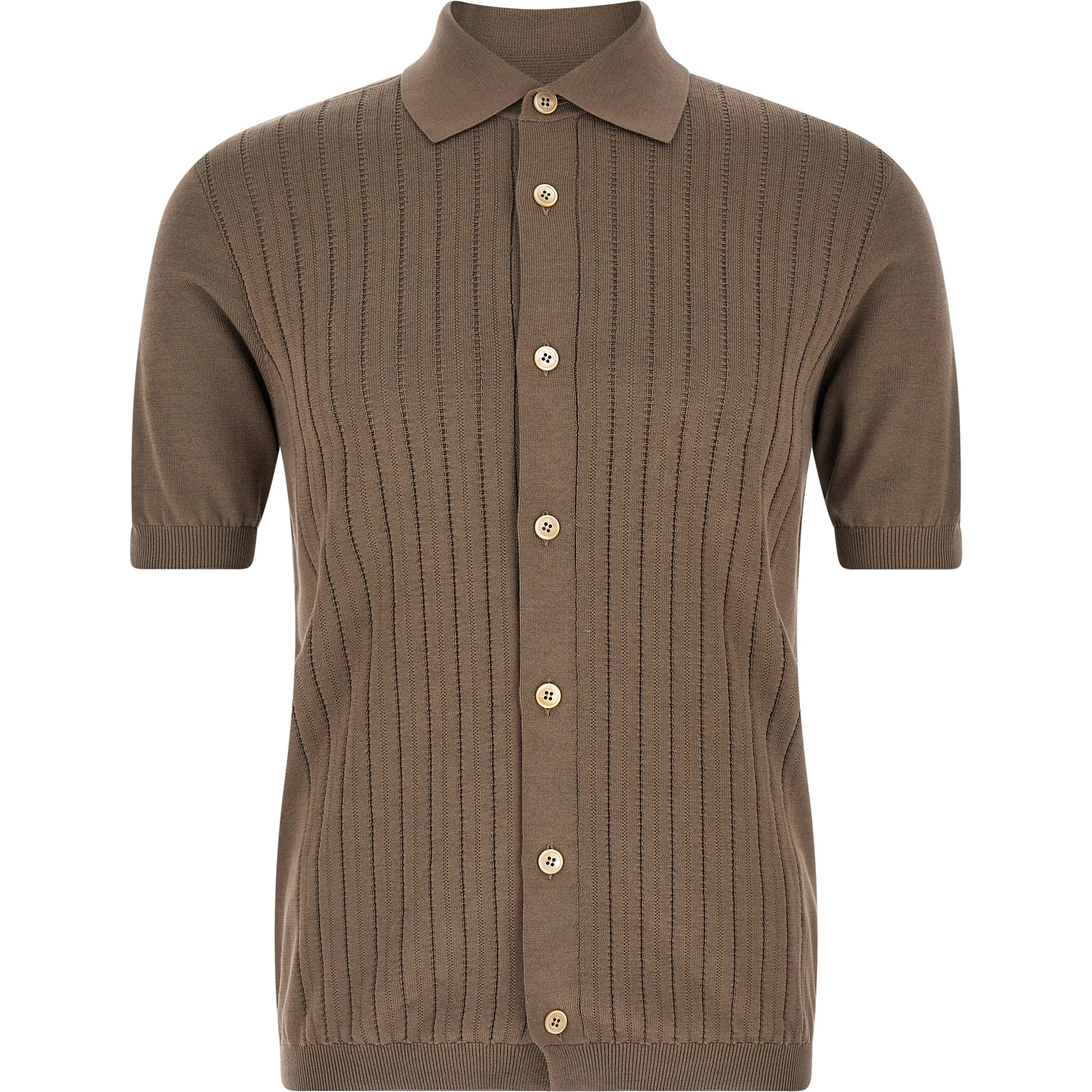 Brown Cotton Blouse