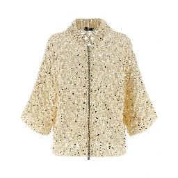Beige Cotton Cardigan