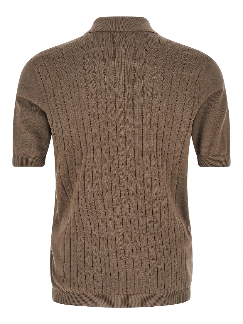 Brown Cotton Blouse