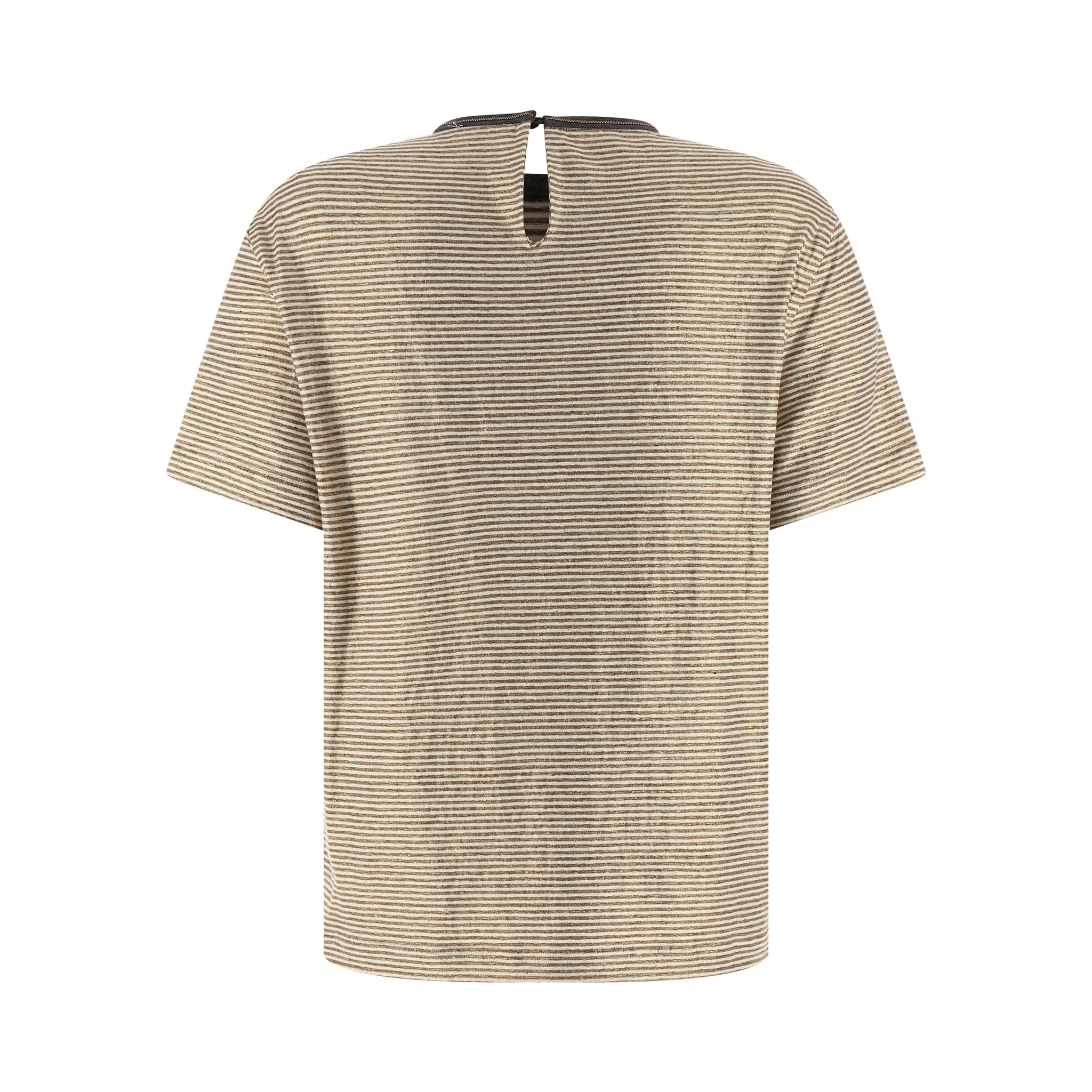 Multicolor Linen T-Shirt