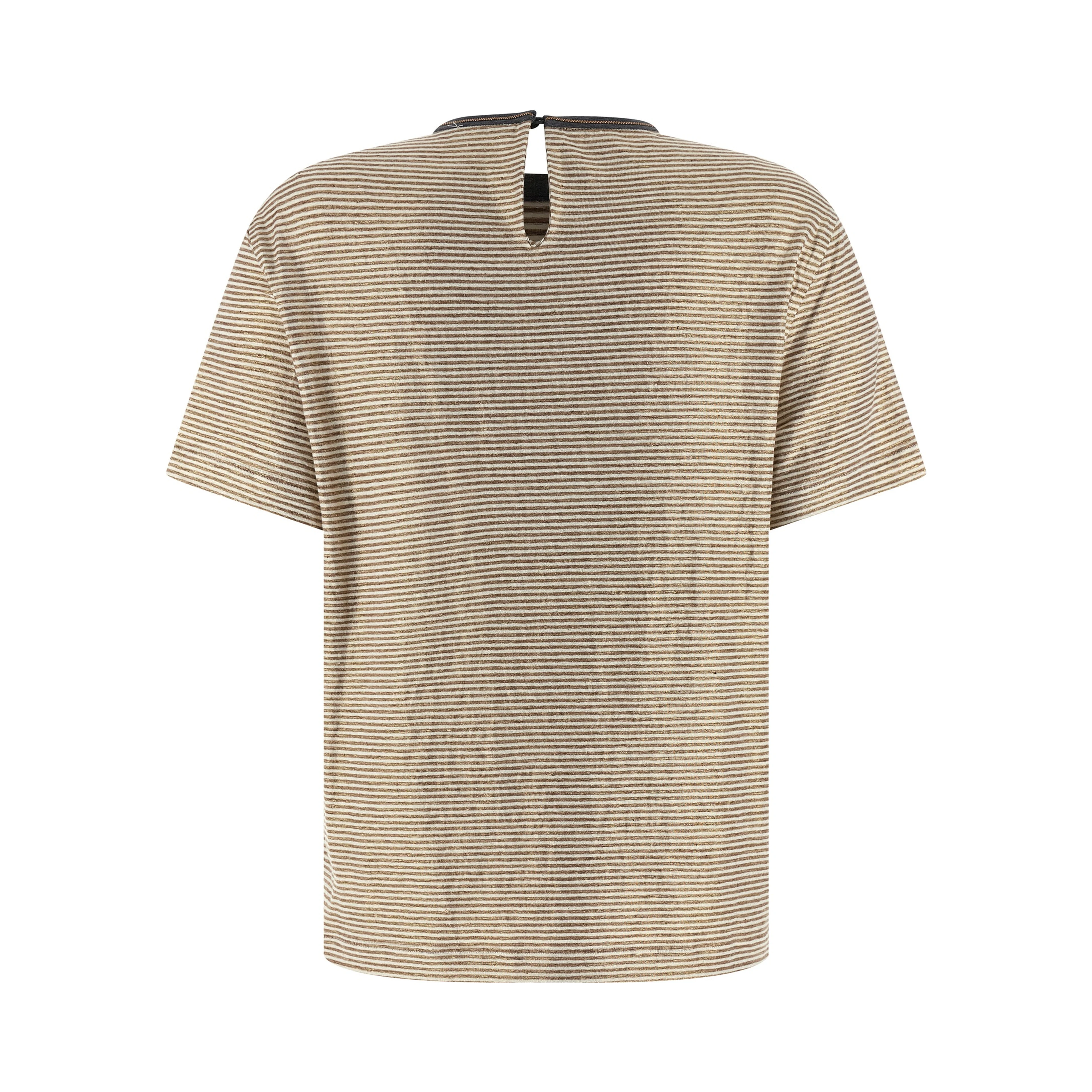 Multicolor Linen T-Shirt