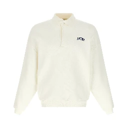 White Cotton Sweatshirt
