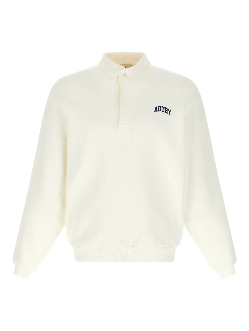 White Cotton Sweatshirt