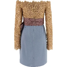 Multicolor Cotton Short Dress