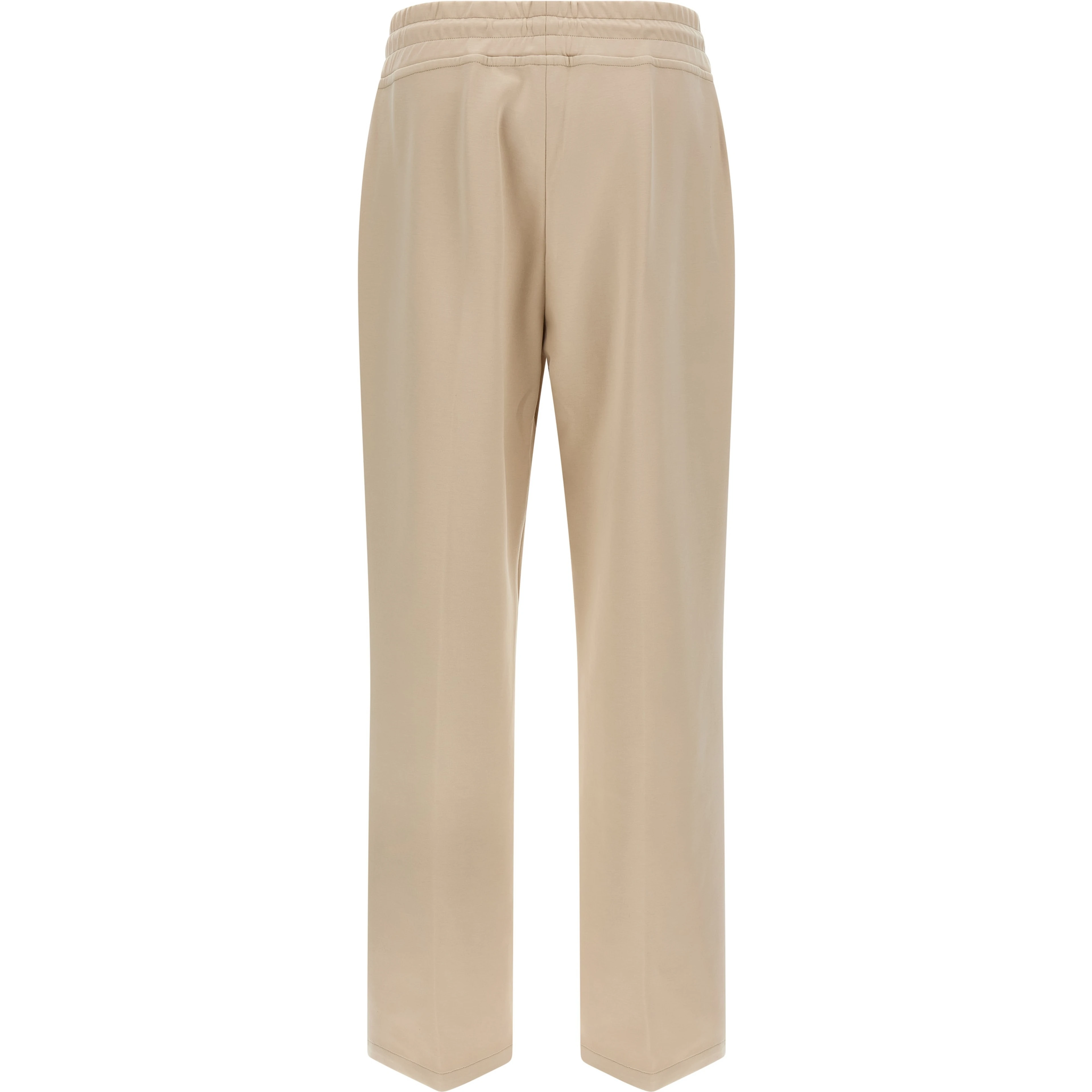 Beige Cotton Joggers (Workout Pants)