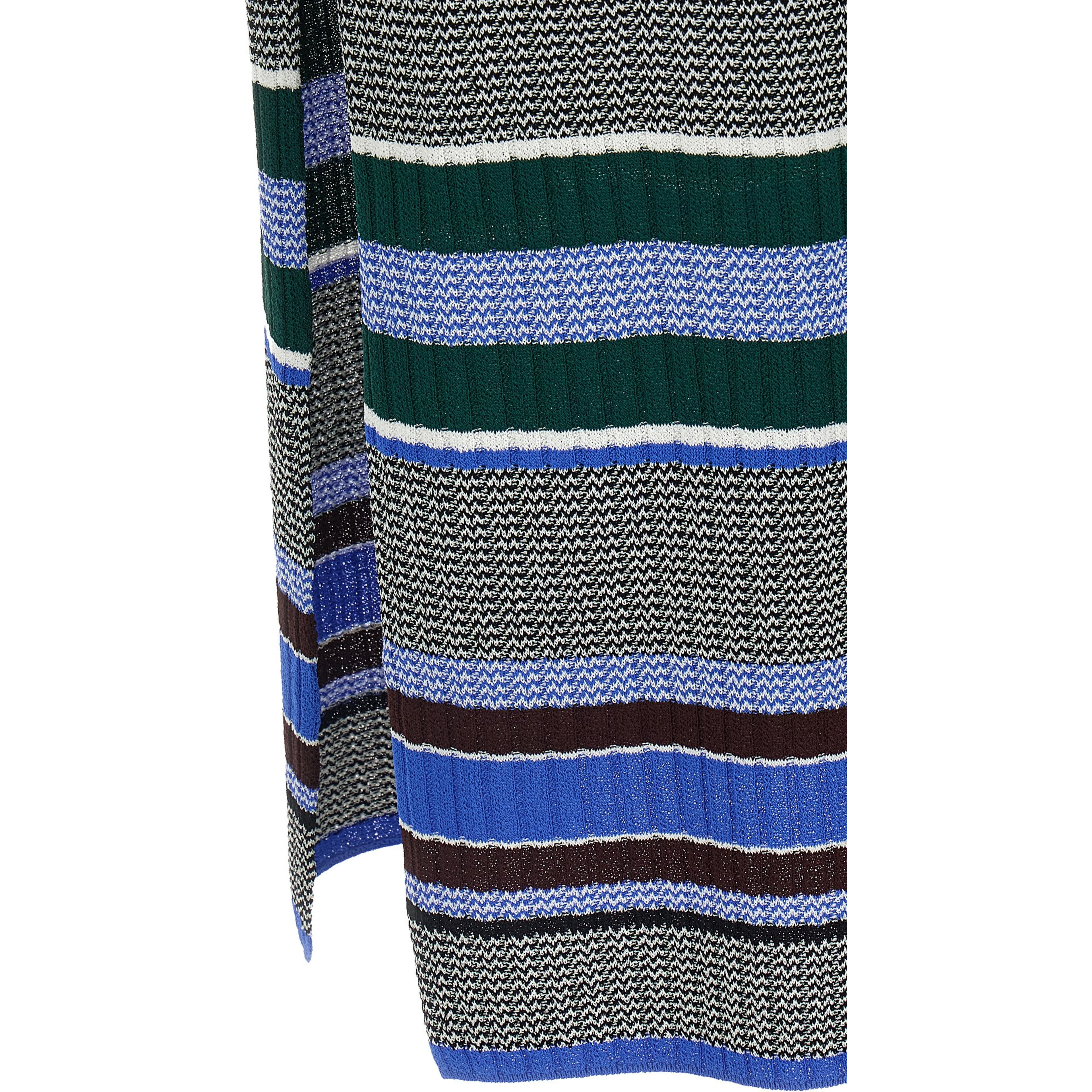 Multicolor Viscose Long Dress