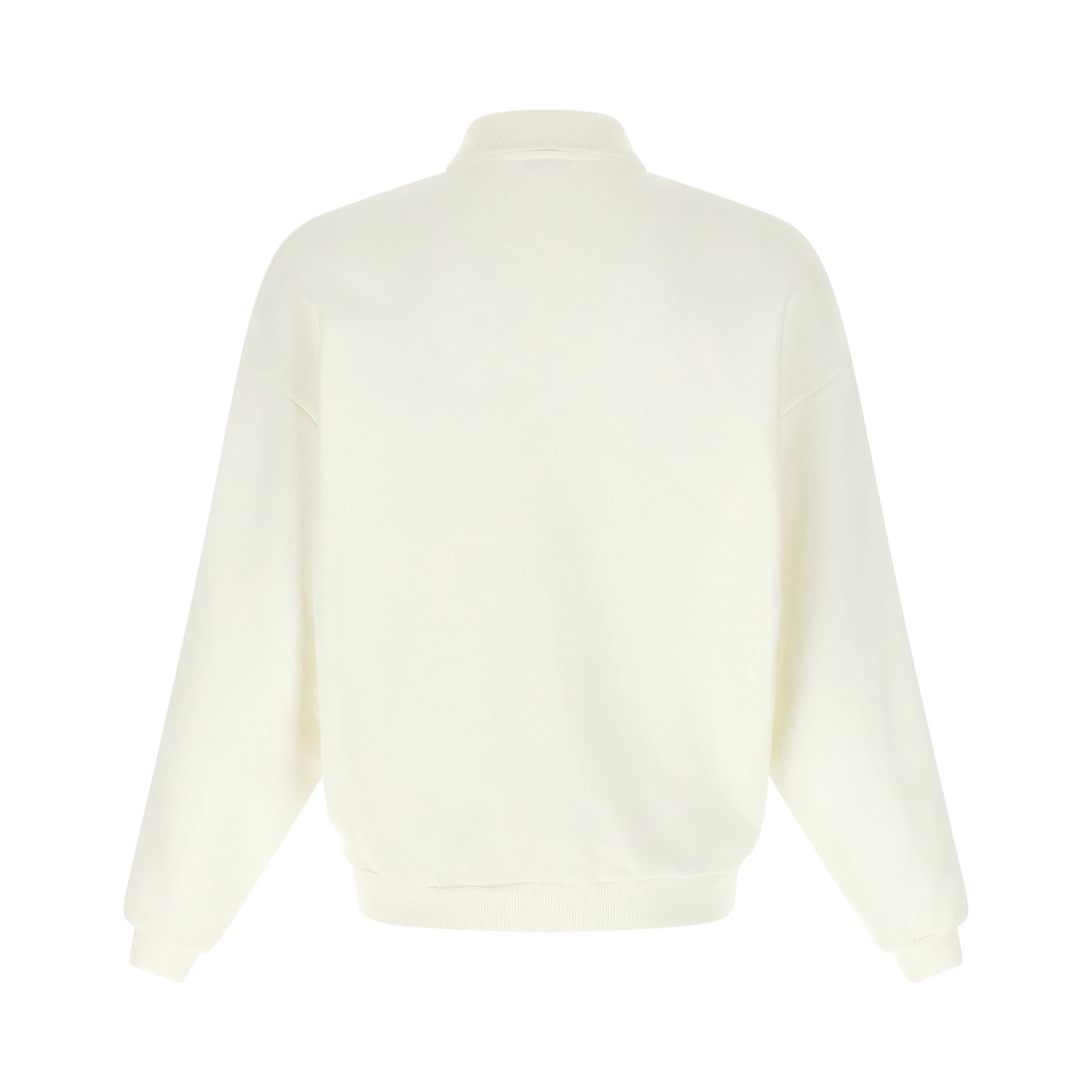 White Cotton Sweatshirt