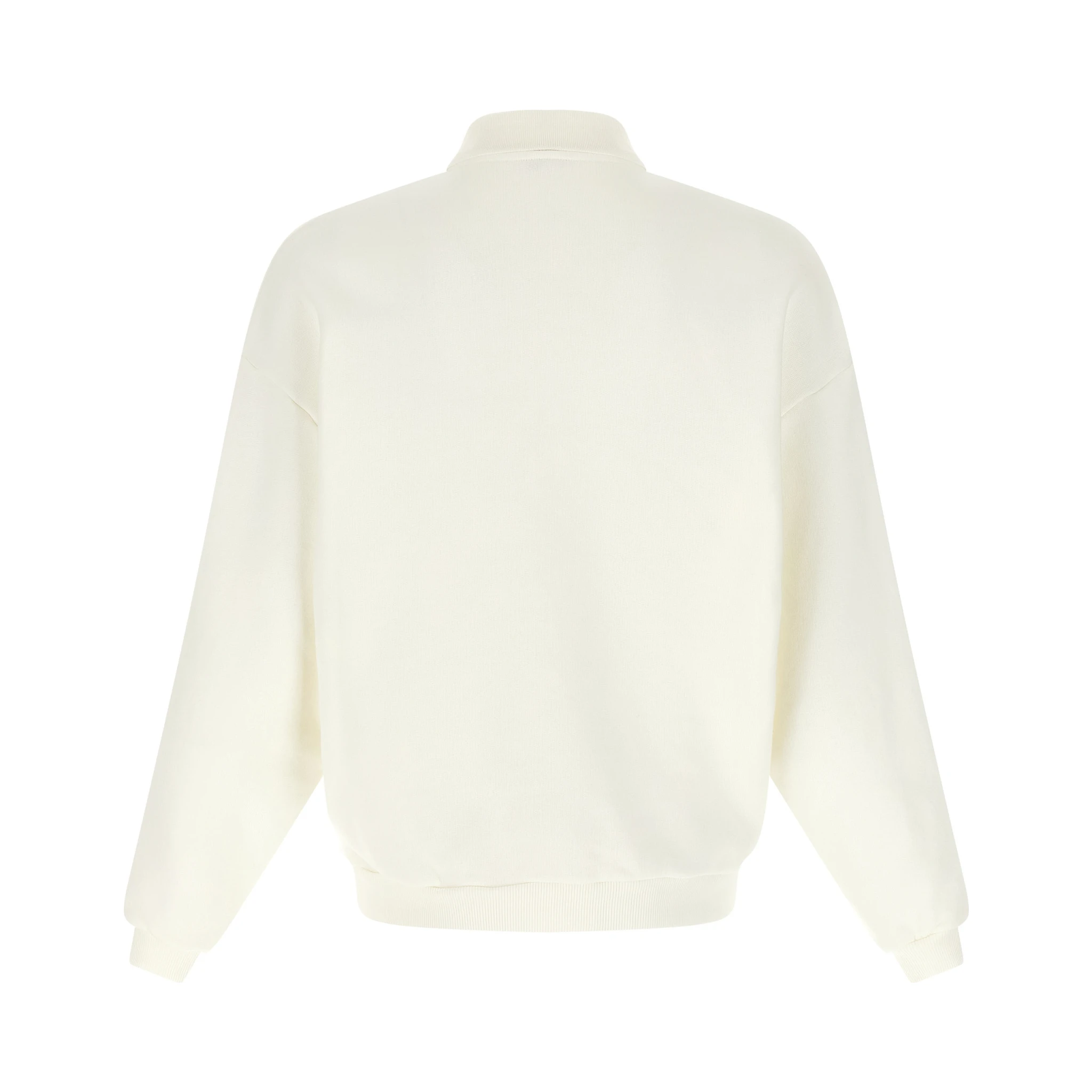 White Cotton Sweatshirt