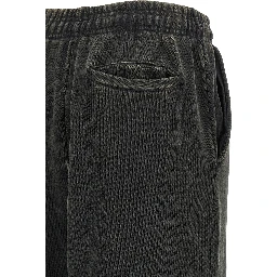 Black Cotton Joggers (Workout Pants)