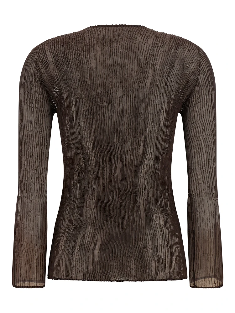 Brown Polyester Blouse alternative