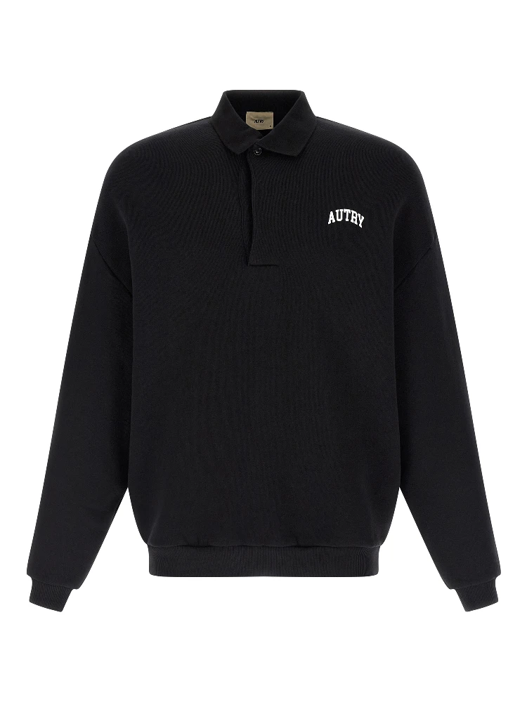 Black Cotton Sweatshirt