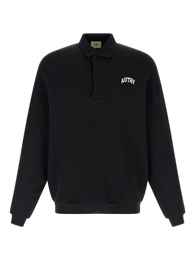 Black Cotton Sweatshirt