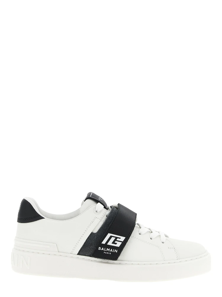 Bicolor Calfskin Low Top Sneakers