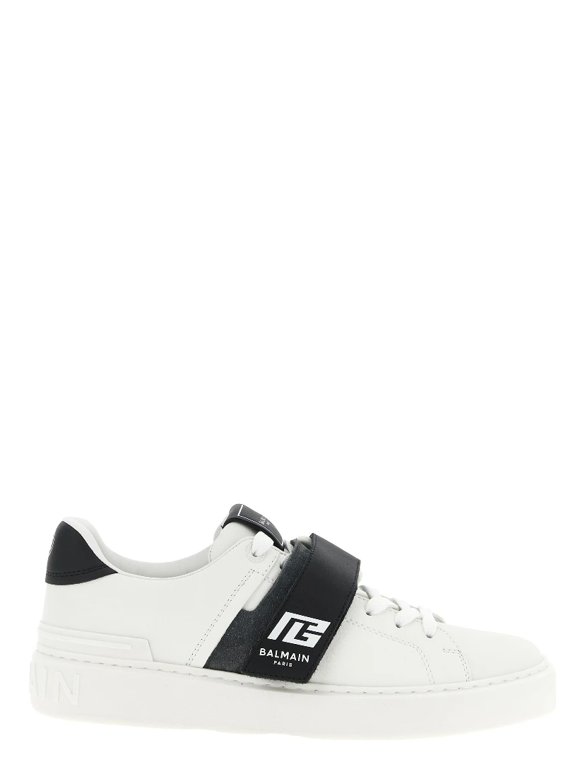 Bicolor Calfskin Low Top Sneakers