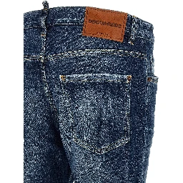 Blue Cotton Jeans Denim