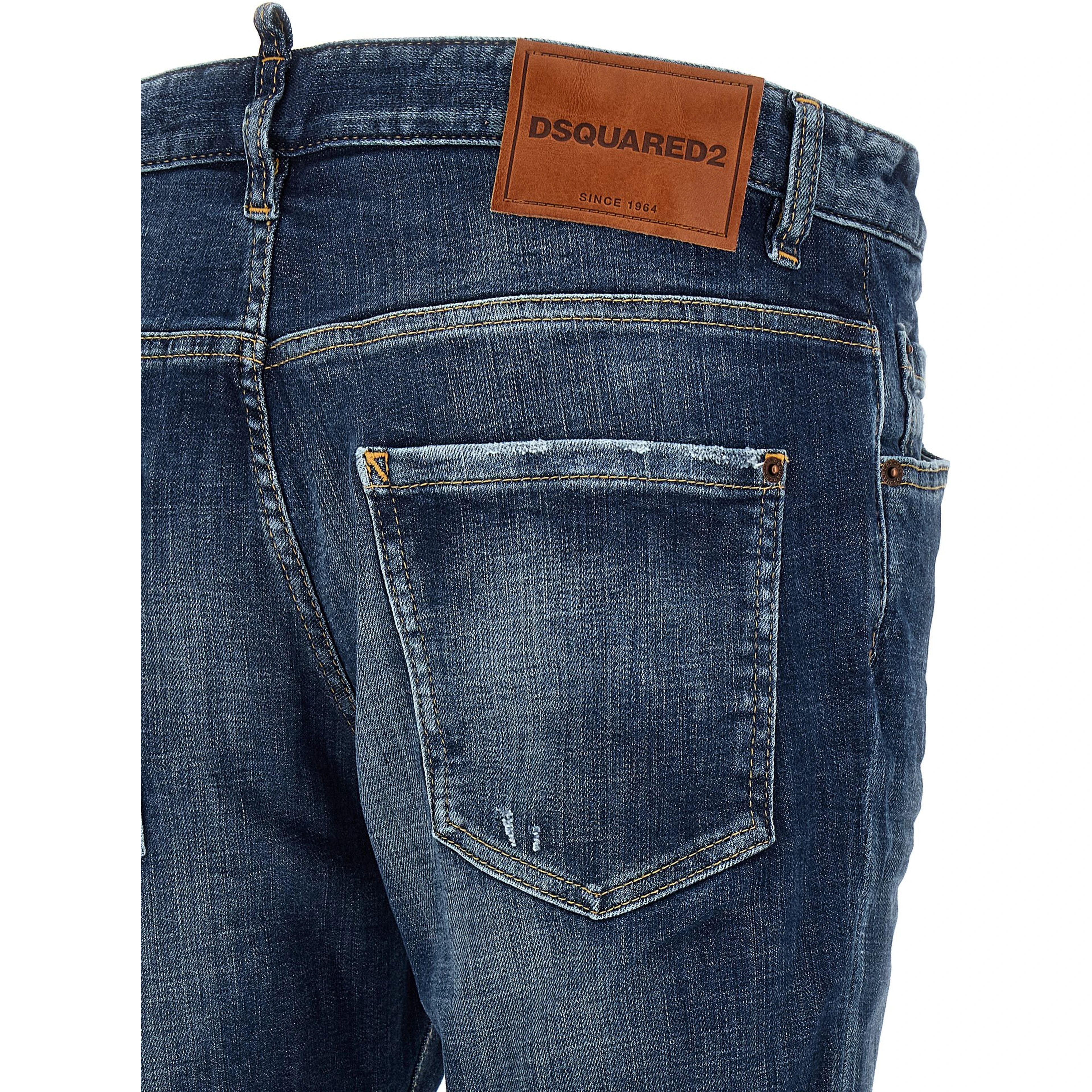 Blue Cotton Jeans Denim