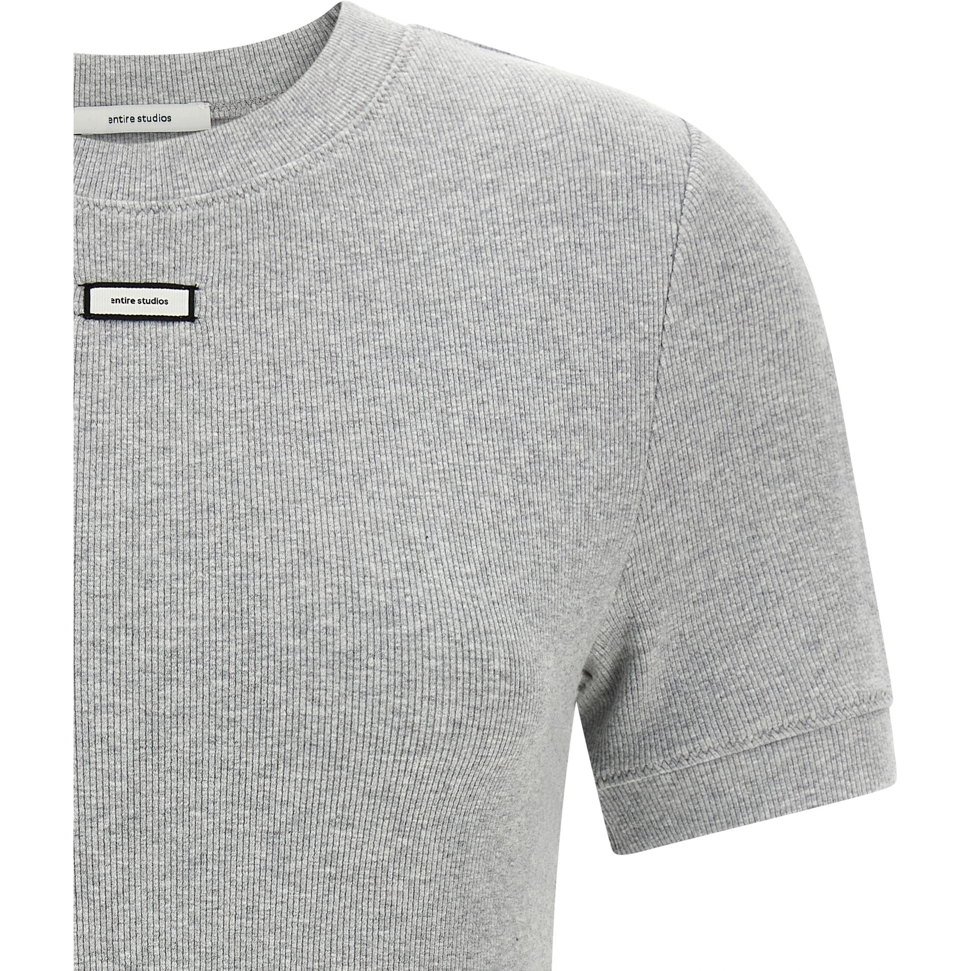 Gray Cotton T-Shirt